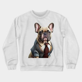 Yuppie French Bulldog Crewneck Sweatshirt